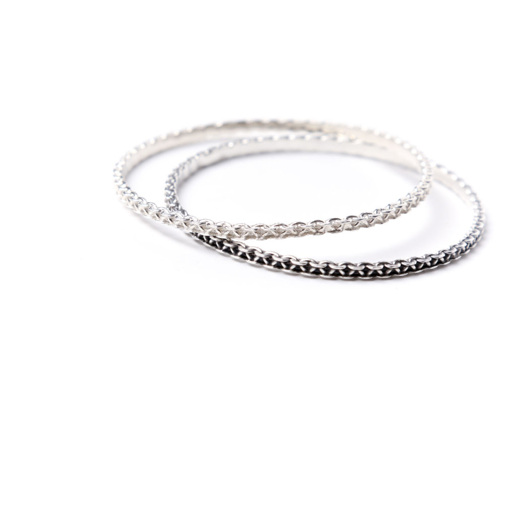 kb the label silver jewelry bangles